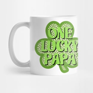 Fortunate Father: One Lucky Papa Emblem Mug